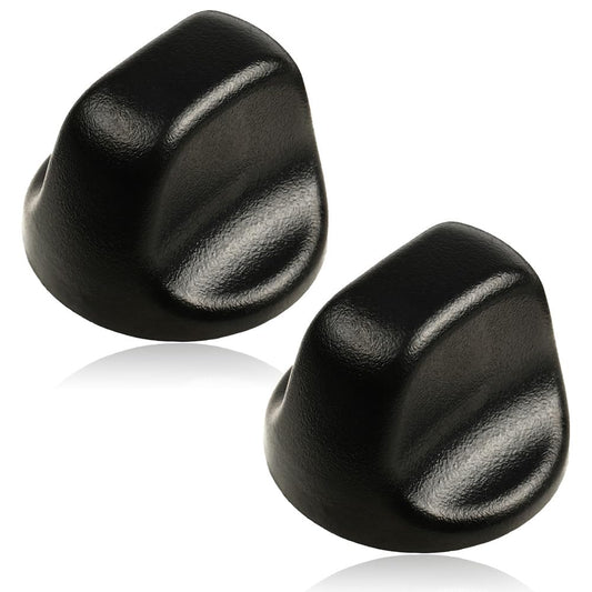 Upgraded 2Pcs S99360232 Range Hood Knob, S600348 Vent Hood Fan Control Knob Replacement Part fit for Broan Nutone, Black