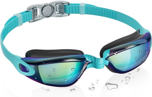 Aegend Swim Goggles - No Leak Design for Adults & Youth | Full Protection & Comfort