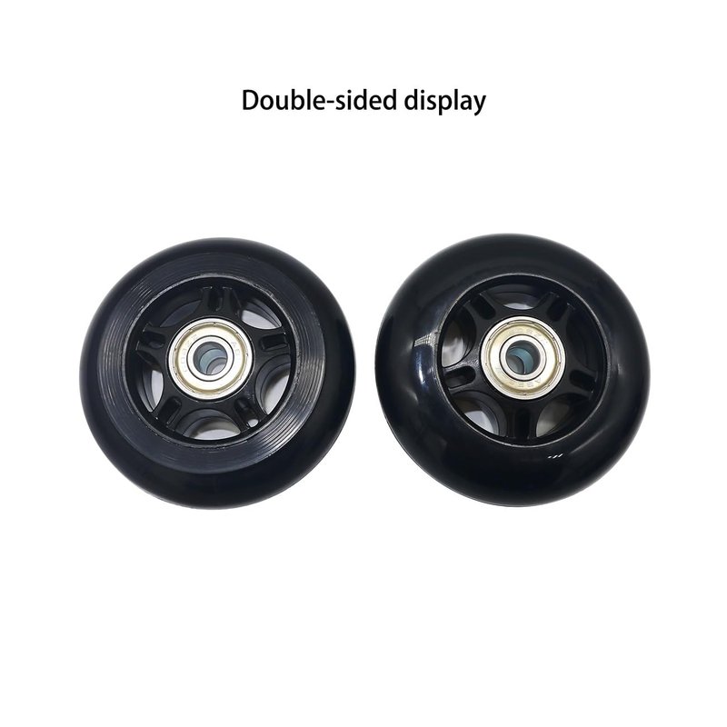 Mute Wear-resistant Luggage Suitcase Wheels Roller Skating Wheels Replacement Kit Outer Diameter 70mm Bearing Hole Diameter 8mm