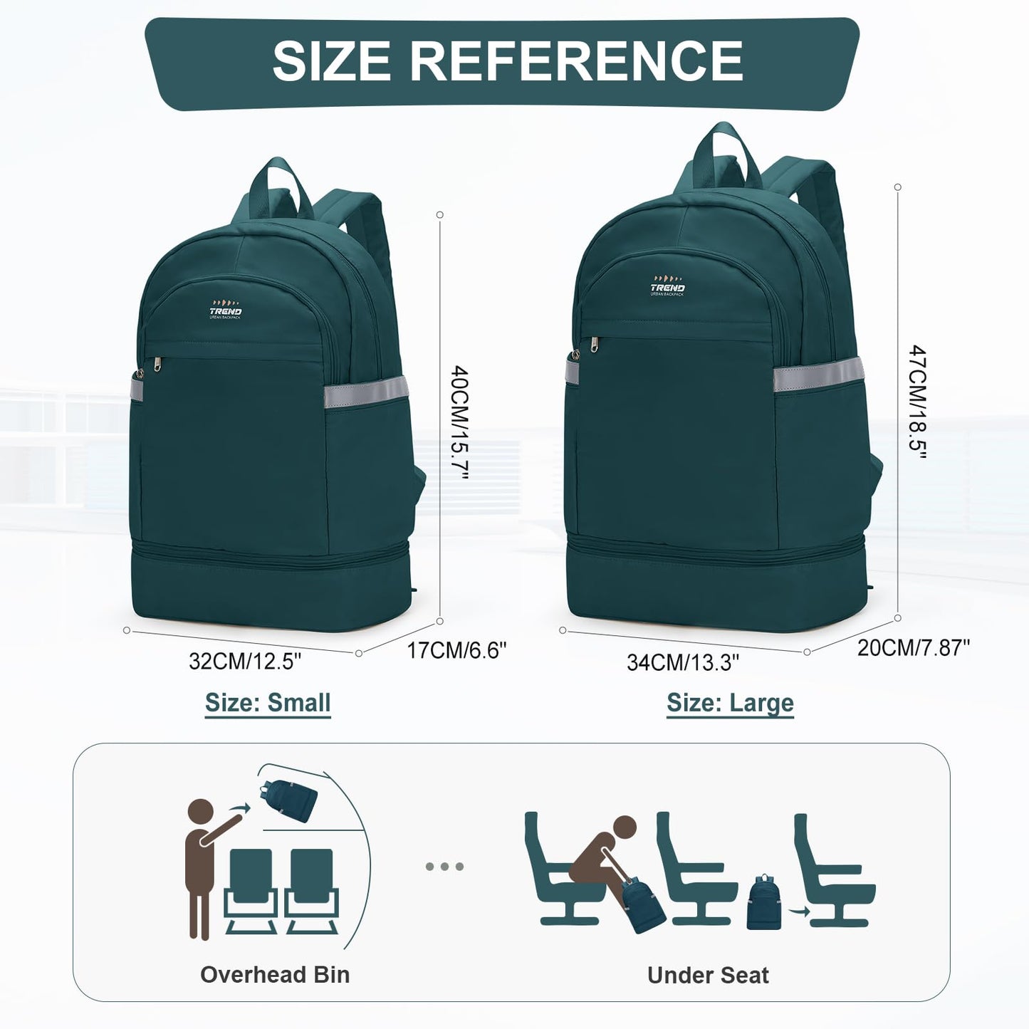coofay Gym Backpack For Women Men Dance Sports Backpack With Shoe Compartment Waterproof Travel Backpacks Gym Bag Peacock Blue
