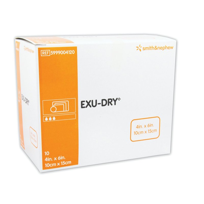 Exu-Dry Wound Dressing 4"X6" Full Absorbency - Model 5999004120