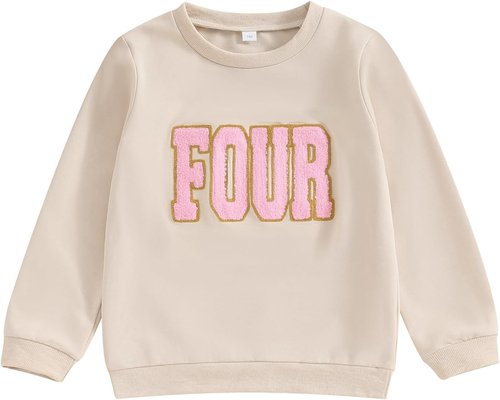 Lamuusaa Toddler Birthday Outfit - Embroidered Sweatshirt for Boys & Girls | Perfect Gift for Ages 1-6