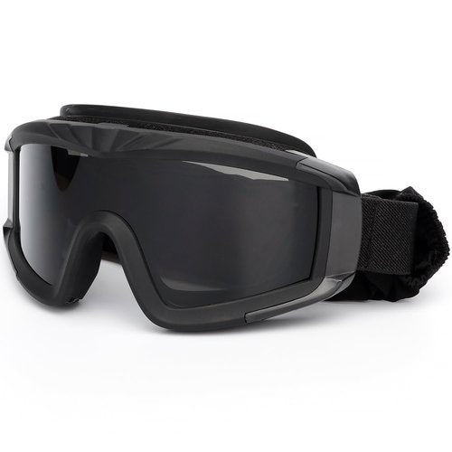 SPOSUNE Airsoft Goggles Anti Fog Army Tactical Goggles with 3 Interchangeable Lens UV400 Protection Over Glasses Airsoft Eye Protection Desert Goggles