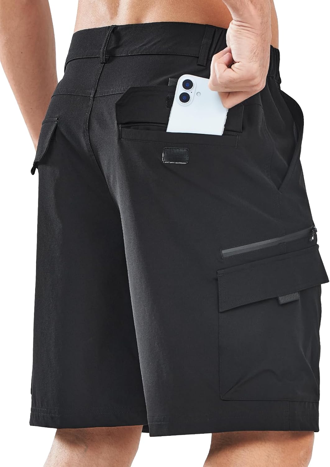 NORTHYARD Men's Cargo Hiking Shorts - Lightweight Tactical Design for Outdoor Adventures | 9" Length