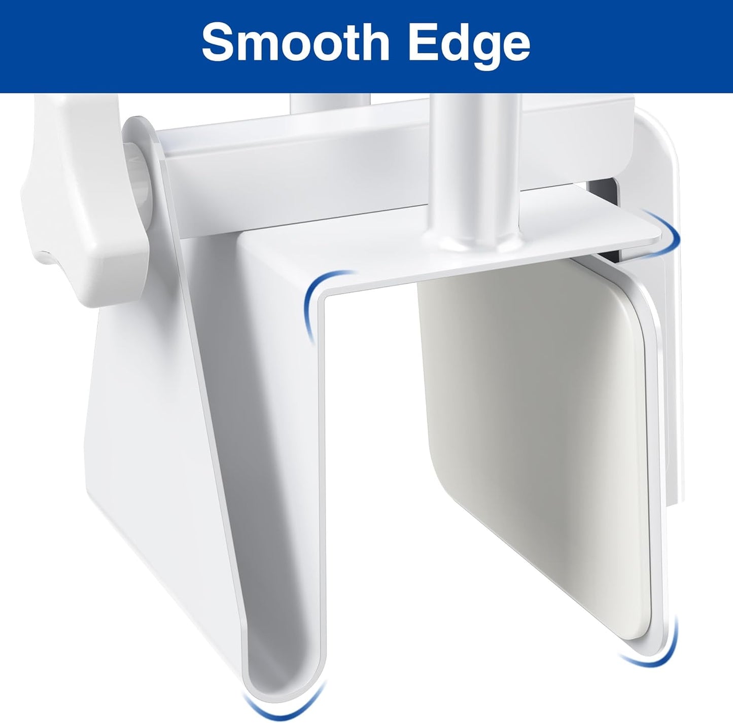 Adjustable Bathtub Safety Rail Grab Bar for Seniors & Elderly - Non-Slip Handle, 14-18 Inch Height, Supports 300 lbs