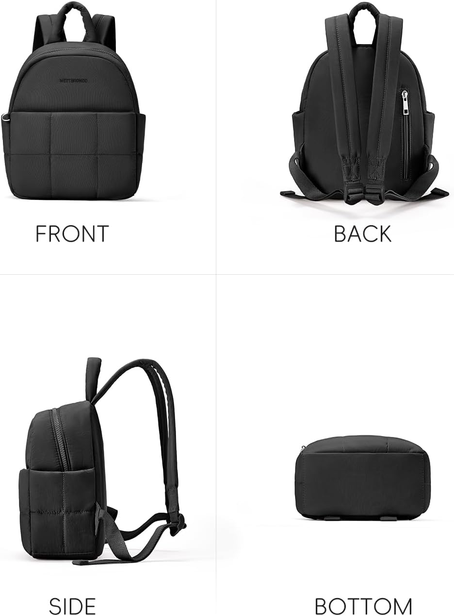 Westbronco Mini Backpack - Lightweight Nylon Fashion Purse for Travel & Daily Use | Small Size