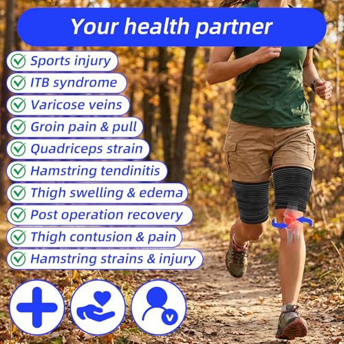 2 PCS Extra Long Knee Compression Wraps for Joint Support