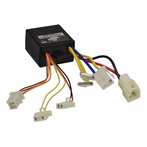 AlveyTech ZK2400-DP-LD-ROHS (ZK2400-DP-FS-ROHS) Control Module with 4-Wire Throttle Connector for Razor E100/E125 (Versions 10+), E150, E175, and eSpark Scooters - Replacement W13111612015 Controller