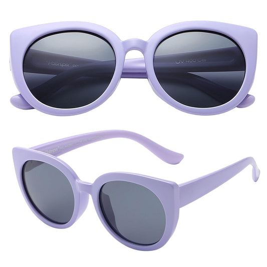 PolarSpex Toddler Sunglasses – Polarized UV Protection Cat Eye Sunglasses with Unbreakable Frame for Girls Age 2-8