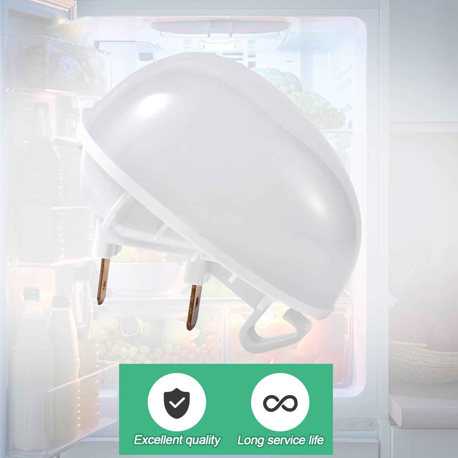 2pcs W11251749 Fridge Freezer Light Bulb, Refrigerator Led Bulb Replacement Fridge Light for Refrigerator