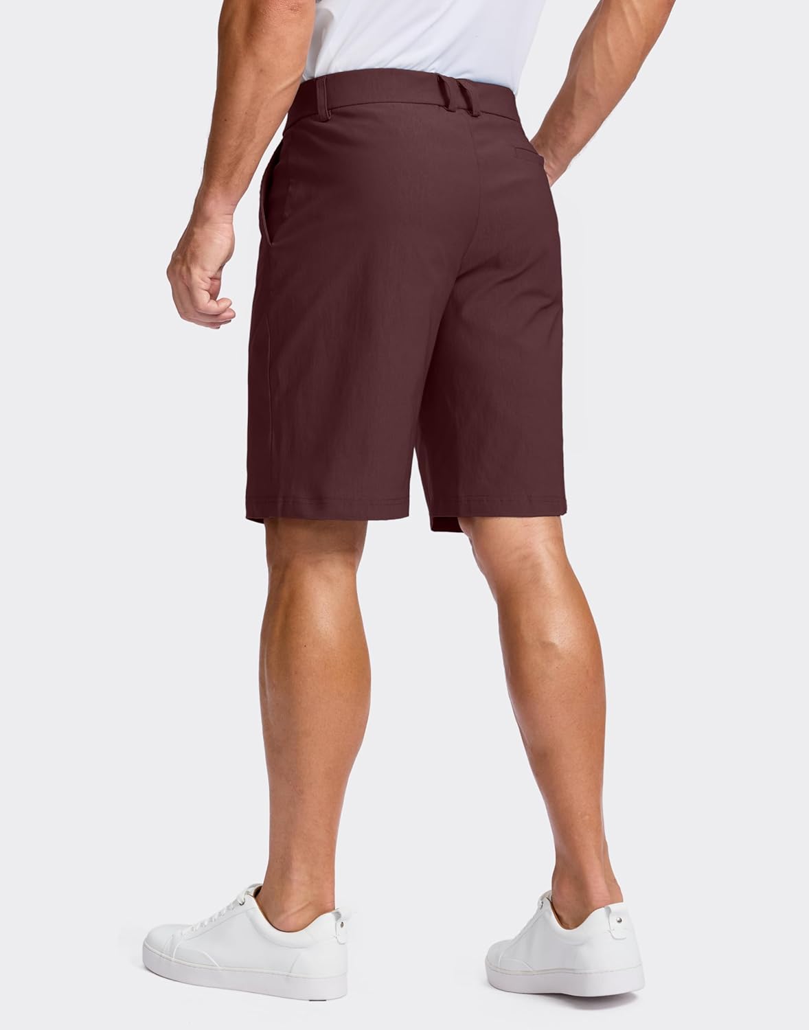 Pudolla Men's Golf Shorts - Stretchy Casual 7/9 Inch Design with 4 Pockets | Quick Dry Lightweight