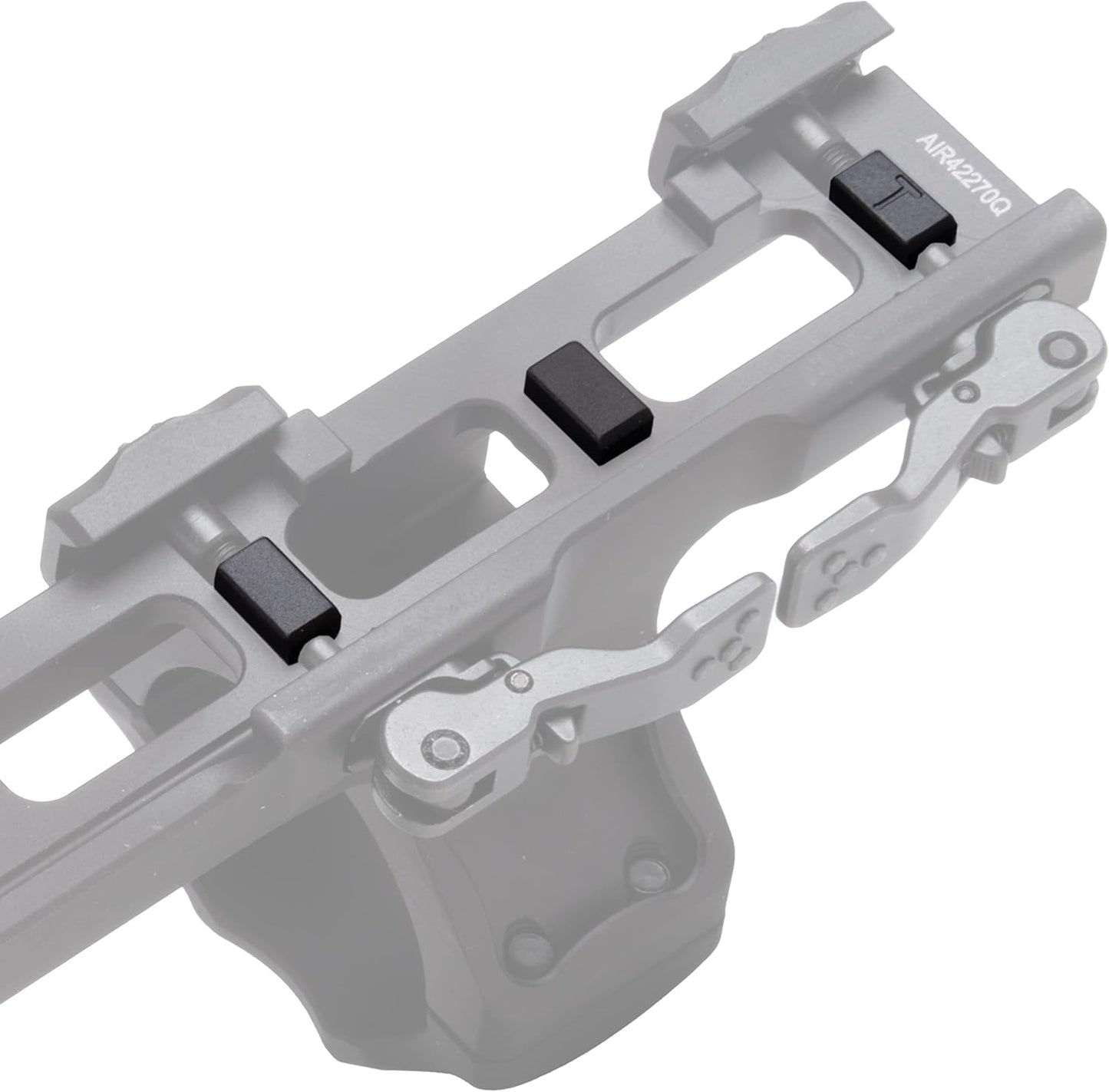 UTG ACCU-SYNC QR 34mm Scope Mount - X-High Pro with 70mm Offset in Sleek Black