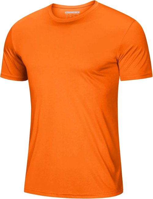 MAGCOMSEN Men's UPF 50+ Quick-Dry Athletic T-Shirt - Ideal for Running, Swimming & Workouts