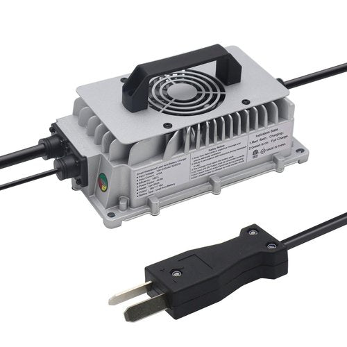 36V 18A Golf Cart Battery Charger for 36 Volt Club Car/Yamaha Golf Cart with Crowsfoot Style Connector Crows Foot Plug