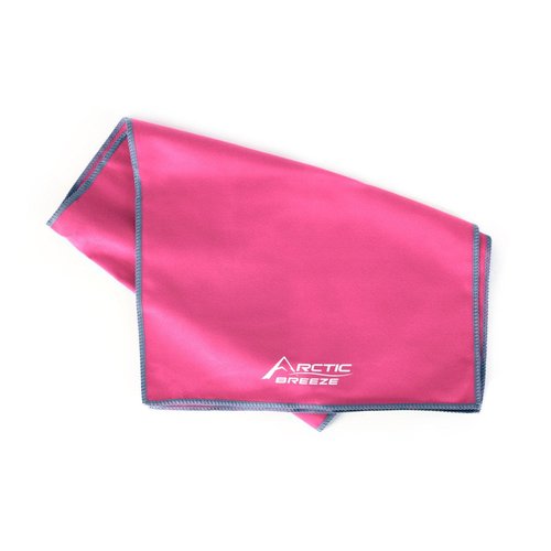 AFFINITY Arctic Breeze Cooling Towel, Magenta Pink