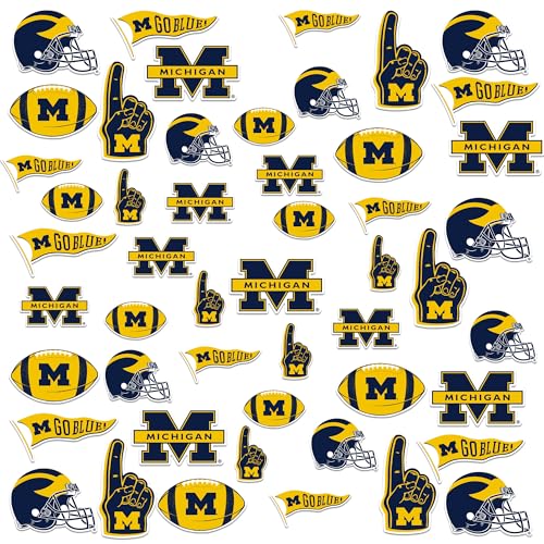University of Michigan Football Stickers - 50 Vinyl Pack
