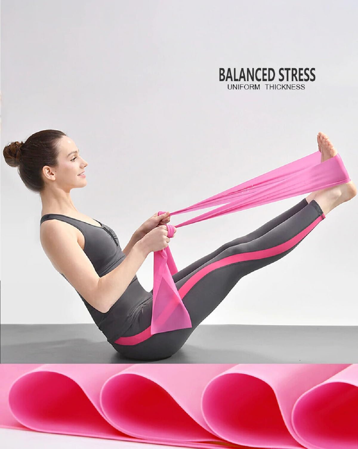 5 Pack Resistance Bands Exercise Sports Loop Fitness Home Gym Yoga Latex Set，for Home Fitness, Workouts, Strength Training, Gym, Natural Latex Fitness Workout Bands