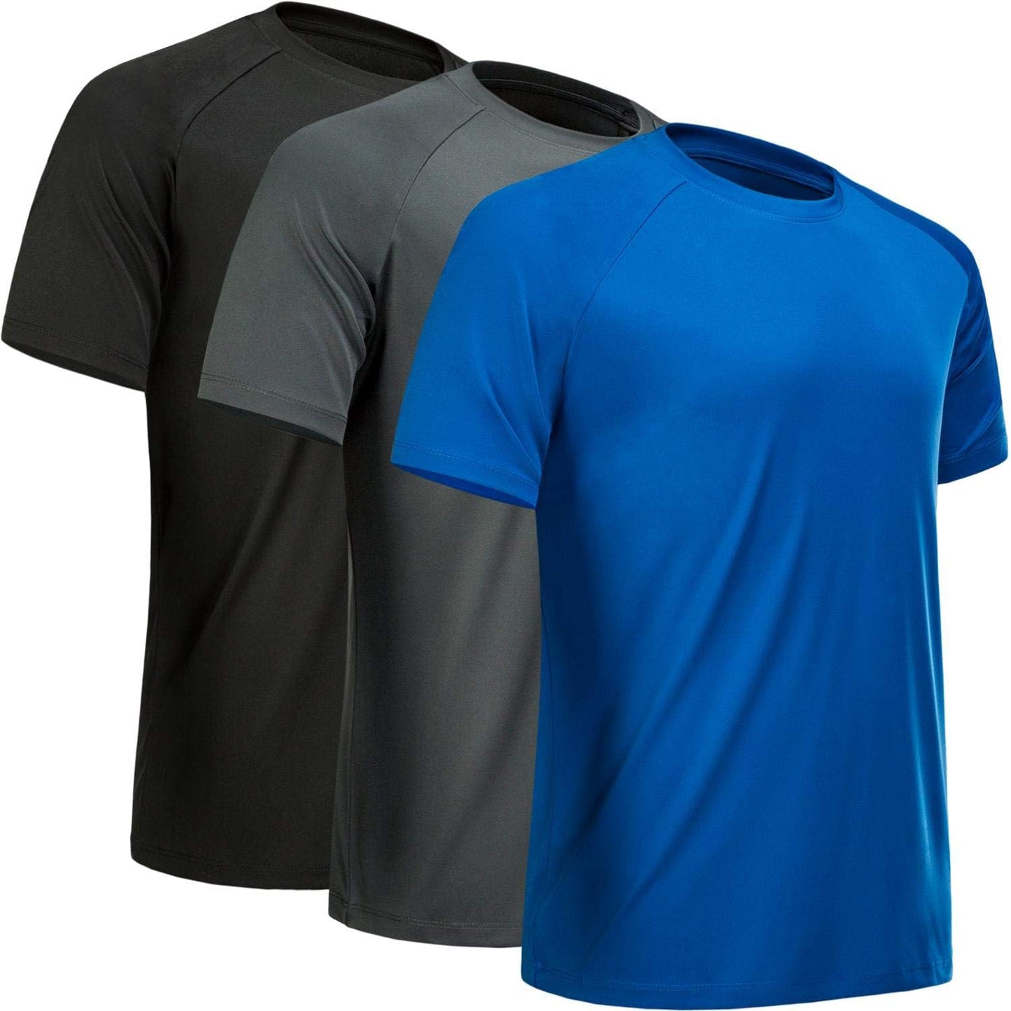 Skiennix Men's Athletic T-Shirt - Quick Dry Short Sleeve Gym Top | Moisture-Wicking Comfort