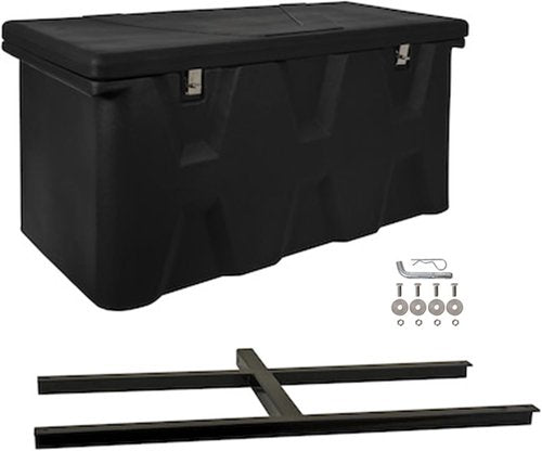 Buyers Products Poly Hitch Mounted Cargo Carrier - Waterproof Truck Bed Storage | 23x51x26, Steel Frame, Made in USA