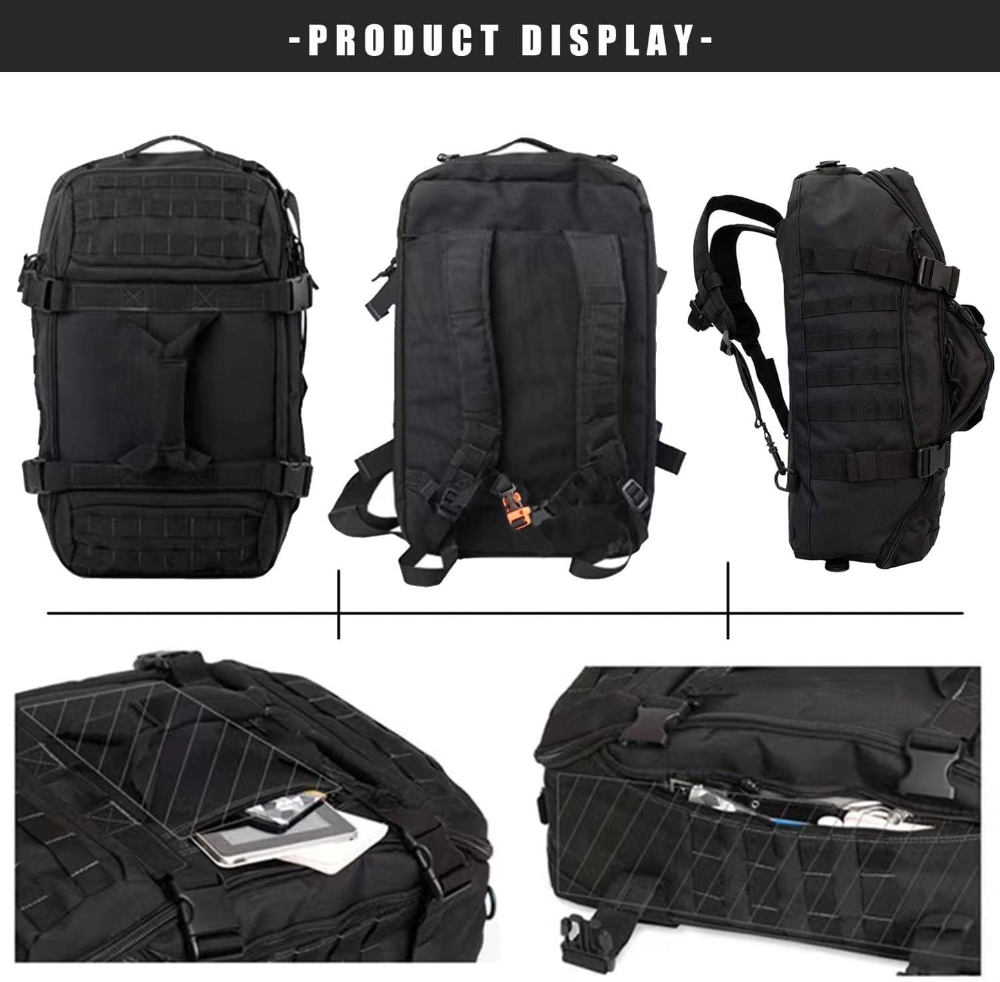Miramrax Gym Bag | Waterproof Duffle Backpack for Men & Women - Ideal for Travel, Sports & Workouts