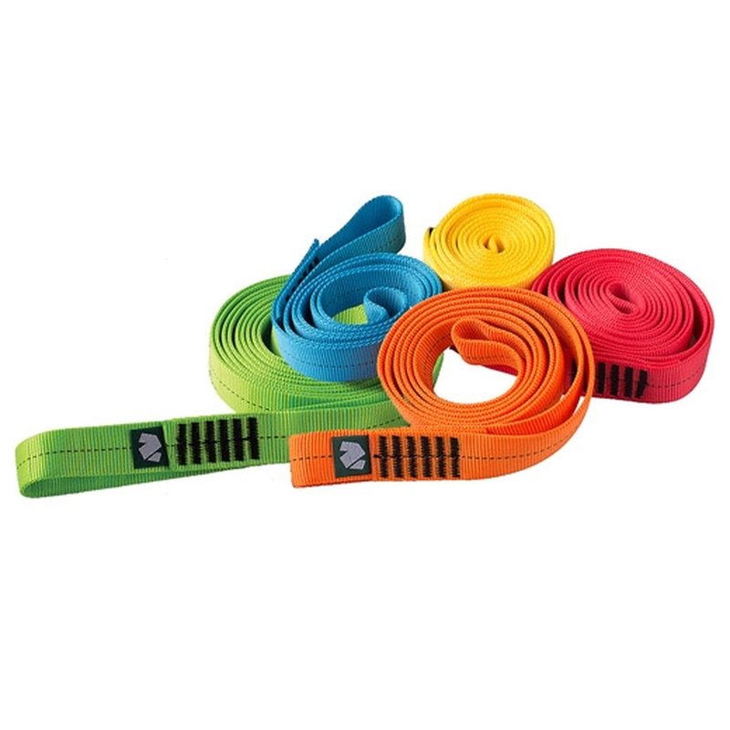 Notch Orange 36” x 1” Heavy-Duty Stitched Nylon Circular Loop Runner for Medium Duty Choker Straps, Line Redirections and Miniature False Crotch Support, Tensile Strength: 6,519 lbs., 29kN (NNLR-36)