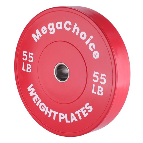 Color Bumper Plates,Bumper Weight Plate Set 2Inch,55 LB 1 PCS Barbell Weight Plates for Home Gym,Strength Training Plate for Weight Lifting