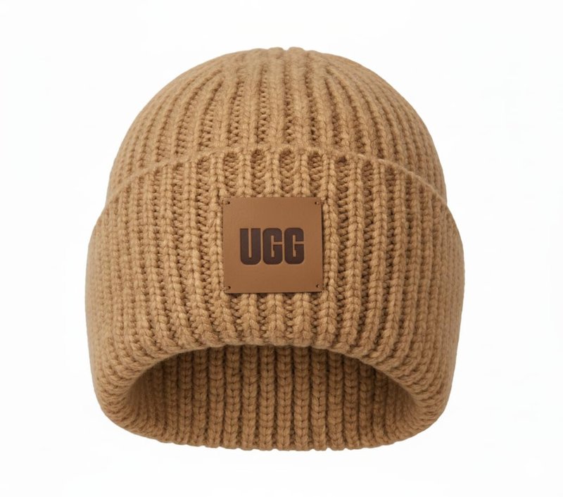 UGG Men's Chunky Rib Beanie, Camel, One Size