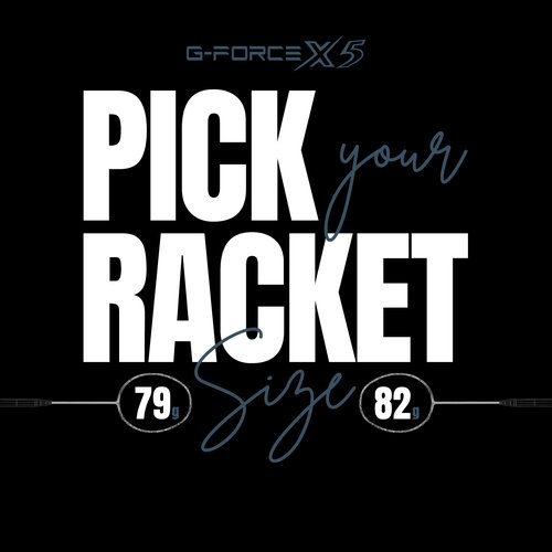 Li-Ning G-Force X5 Carbon Fibre Badminton Racket with Free Full Cover(82 Grams, 28 Lbs) (Cool Grey::White)