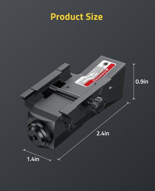 CVLIFE Green Laser Sight Compatible with Picatinny Rail, Laser Sight with Magnetic Rechargeable
