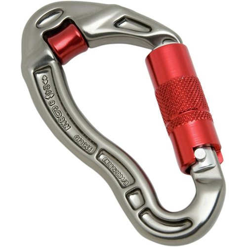 DMM Revolver QL Carabiner, Gunmetal with Red Gate