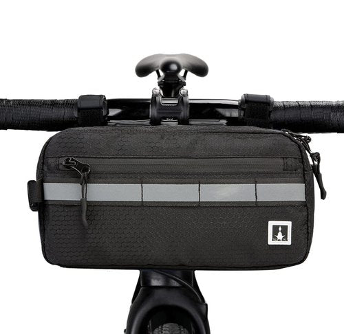 ROYALFAIR Waterproof Bike Handlebar Bag… (Black)