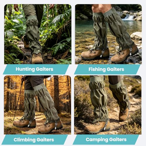 Snake Gaiters - Waterproof Snake Bite Protection Leg Guards