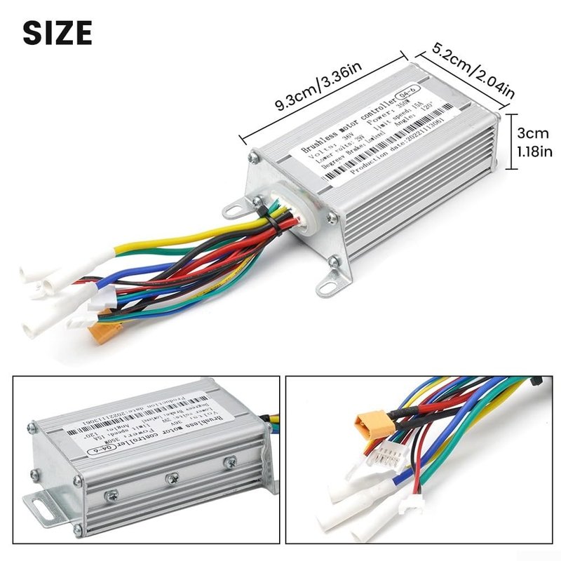 350W 36V 15A Scooter Controller Board Motherboard kit, with Led Display and APP Hover Board Controller Accessories, Protection for overvoltage, overcurrent, overheating undervoltage