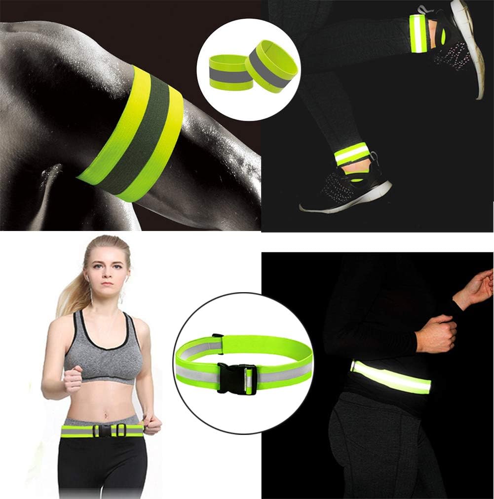 Skiennix Reflective Vest - Adjustable High Visibility Safety Gear | Ultralight & Comfy for Running, Cycling, Walking