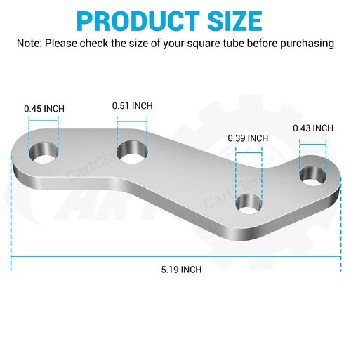 CartClan Knuckle Arm Fits Driver and Passenger Side, Suitable for Yamaha G29 Drive 2007-2016 Gas and Electric Golf Cart OEM# JW1-F3512-00-00