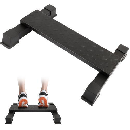 FAHKNS Steel Calf Raise Block for Home Gym, Standing Calf Raise Machine for Calf Stretching, Squating, Foot Stretching, Anti-Slip Solid Calf Bar