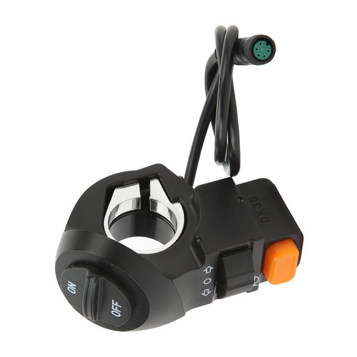 Jauarta Electric Light Switch Handlebar Mount ABS Easy Installation Turn Light Switch for Electric Scooter