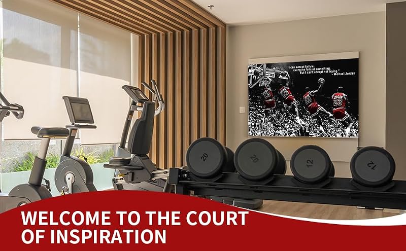 Michael Jordan Large Sports Poster - 24"x32" Unframed Canvas - Pattern D