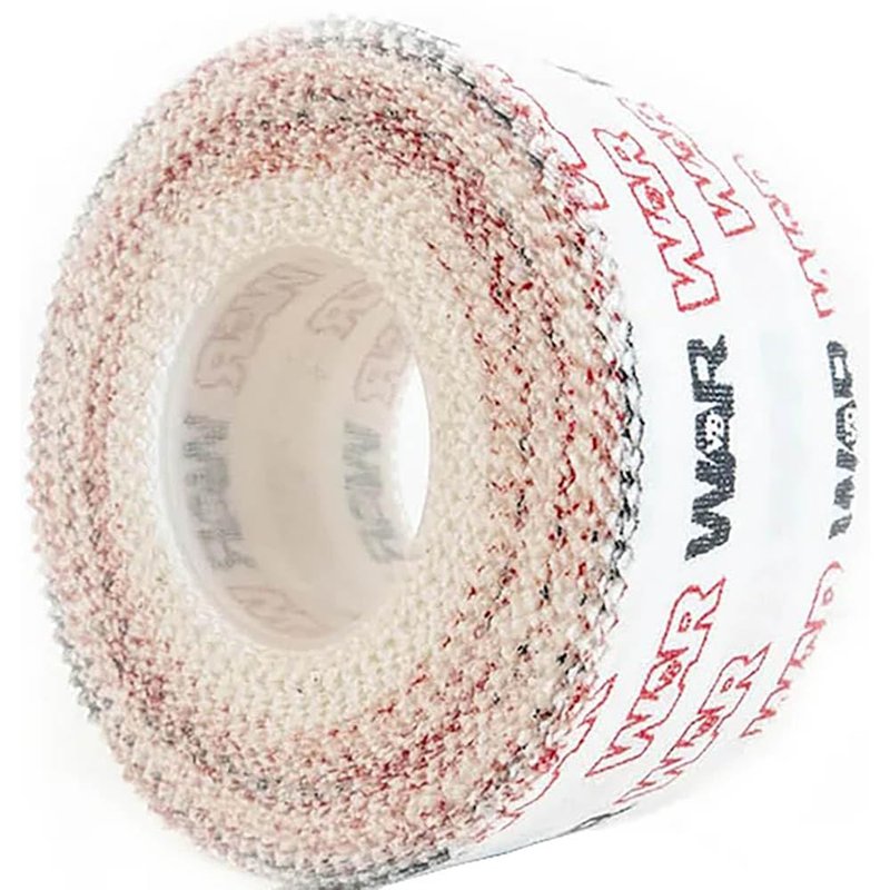 WAR Tape EZ Rip Premium Athletic Medical Sports Tape | No Sticky Residue | 30 ft Rolls | Best for Athletes & Trainers | Ideal for Fingers, Ankles, Wrists, and Equipment | 1 Inch (Pack of 12)