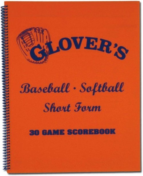 Glovers Scorebooks Short Form Baseball/Softball Scorebook - Track 30 Games Efficiently
