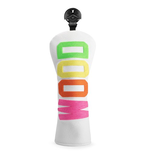 Golf Club Head Covers - 4 Options: Driver, 3 Wood, Hybrid - White Golf Driver Fairway Hybrid Head Cover (for Fairway | 1pc)
