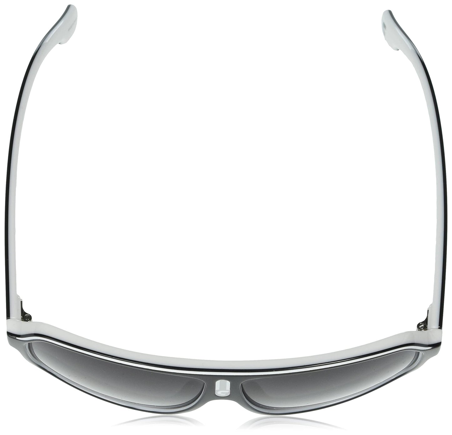Carrera 1001/S Rectangular Sunglasses, Black/Gray Shaded, 62mm, 11mm