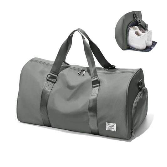 Travel Duffle Bag,Weekender Overnight Bags for Women with Shoes Compartment,Tote Gym Bag Personal Item Carry On Bag for Travel Business Trips Sport Hospital Dance Dark Green