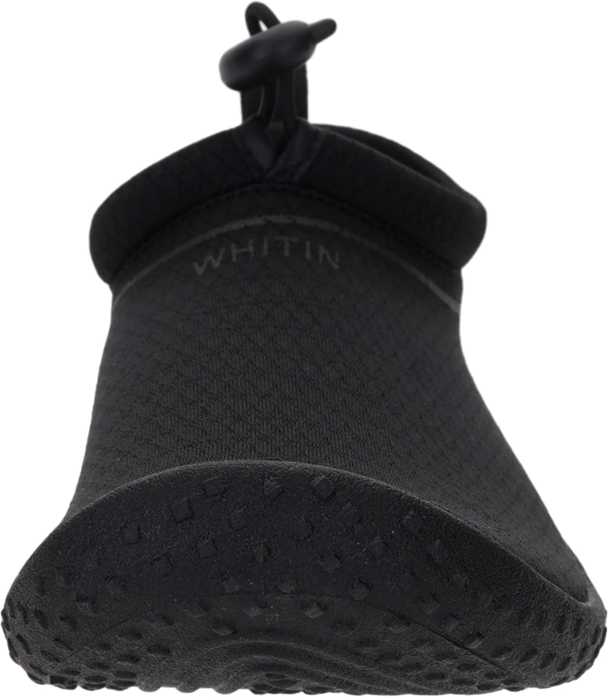 WHITIN Water Shoes for Women Aqua Barefoot Swim Sneakers Beach Minimalist Size 8 Zero Drop Outdoor Surf Boating Kayak Sand Walking Socks All Black 39