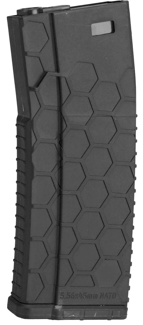 Evike Airsoft - Hexmag Airsoft 120rds Polymer Mid-Cap Mag for M4-Style Series Airsoft AEGs (Color: Black/Pack of 5)