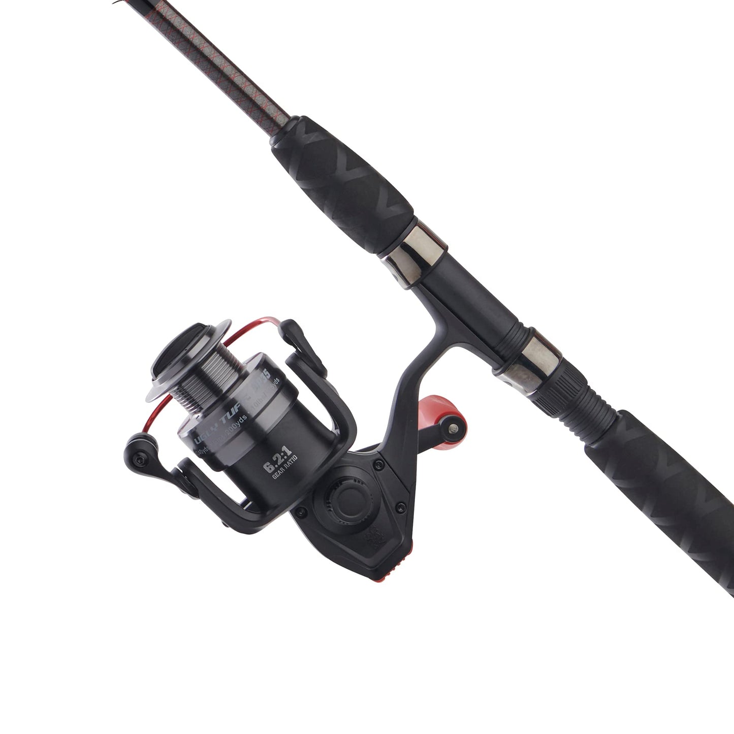 Shakespeare Ugly Stik 7’ Ugly Tuff Spinning Fishing Rod and Reel Spinning Combo, Ugly Tech Construction with Clear Tip Design, Size 35 5 Ball Bearing Conventional Reel