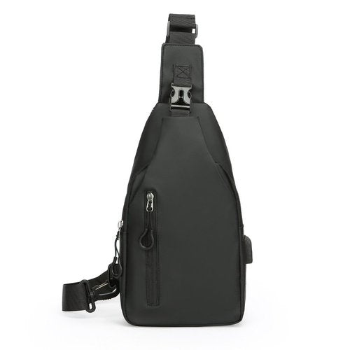 JYNBELSOR Sling Bag Daypack for Men Women, Crossbody Chest Bags Waterproof Pack, Backpack for Travel, Hiking, Daily Commute, Black