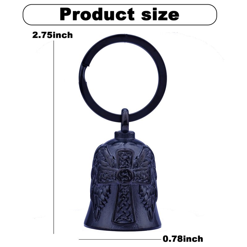 Motorcycle Men Bells - Motorcycle Angel Bell for Men Women,Bell Biker Accessory,Guard Riding Safety