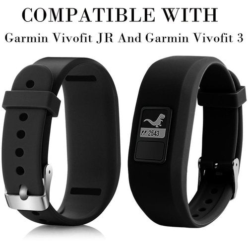 Band for Garmin Vivofit 3/JR/JR.2, Soft Silicon Bracelet Strap Replacement Bands for Garmin Vivofit JR/Vivofit JR.2/Vivofit 3(No Tracker)