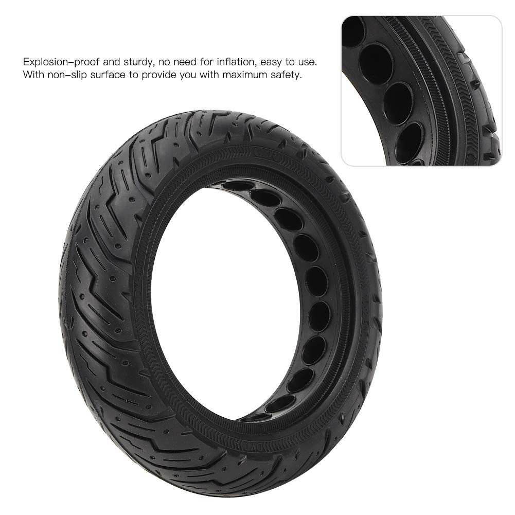bearings for g30 scooter,Scooter Tyre Solid Tire,10x2.50C Anti?Explosion Rubber Tire Scooter Tire Wheel Front/Rear Tire Replacement for G30 Scooter